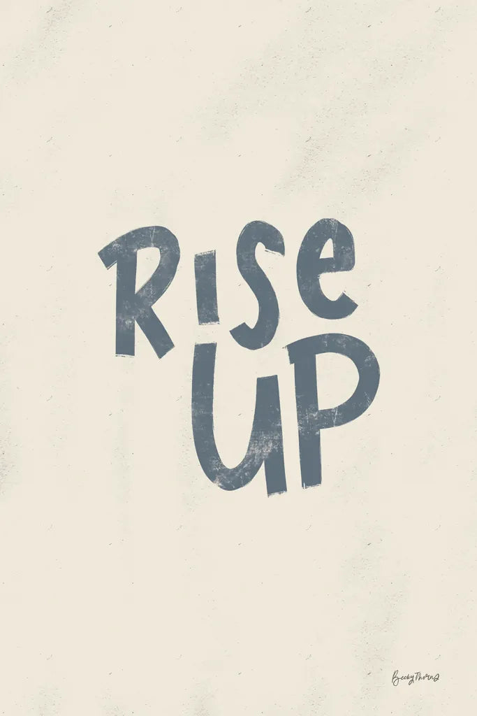 Rise Up II Neutral by Becky Thorns. SKU 72486h. Archival Giclee Fine art print for wall decor.