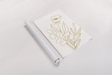 Rooted Florals IV Gold by Becky Thorns. shown as a rolled paper print. Available as archival giclee rolled canvas, fine art paper, or poster print. SKU 69562h.