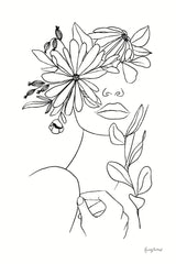 Rooted I BW by Becky Thorns. SKU 79096h. Archival Giclee Fine art print for wall decor.