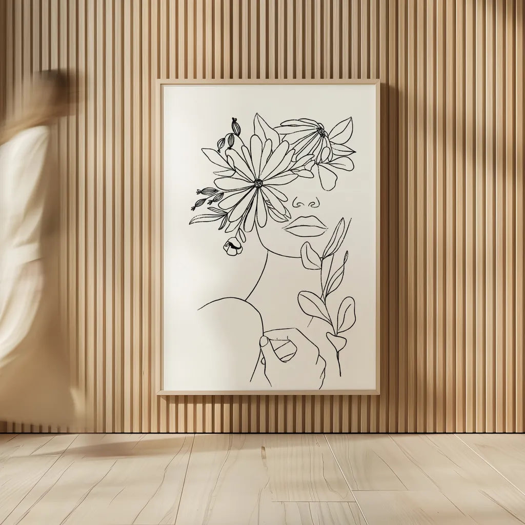 Rooted I BW by Becky Thorns. shown as over sized large wall art. Available as an archival giclee rolled canvas, fine art paper, or poster print. SKU 79096h.