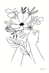 Rooted II BW by Becky Thorns. SKU 79097h. Archival Giclee Fine art print for wall decor.