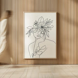 Rooted III BW by Becky Thorns. shown as over sized large wall art. Available as an archival giclee rolled canvas, fine art paper, or poster print. SKU 79098h.