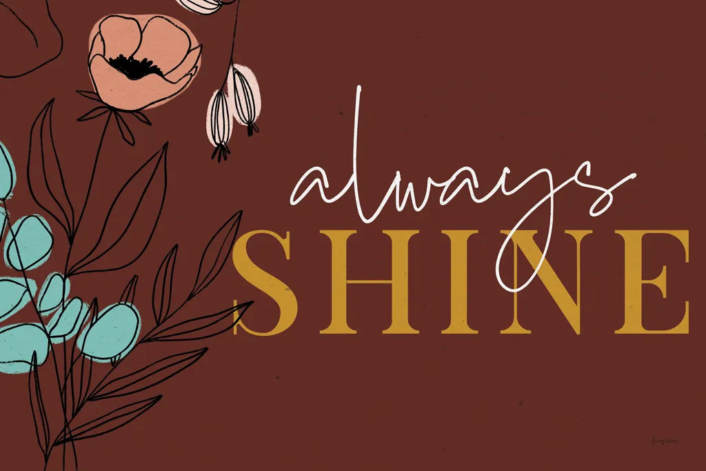 Rooted IV Always Shine by Becky Thorns. SKU 67029i. Archival Giclee Fine art print for wall decor.