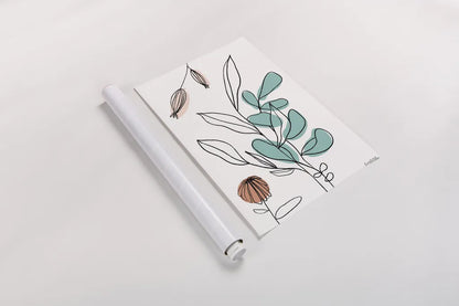 Rooted V by Becky Thorns. shown as a rolled paper print. Available as archival giclee rolled canvas, fine art paper, or poster print. SKU 63958h.