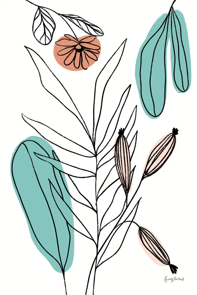 Rooted VI by Becky Thorns. SKU 63959h. Archival Giclee Fine art print for wall decor.