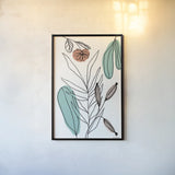 Rooted VI by Becky Thorns. shown as a paper print in a black flame. Available as a archival giclee rolled canvas, fine art paper, or poster print. SKU 63959h.