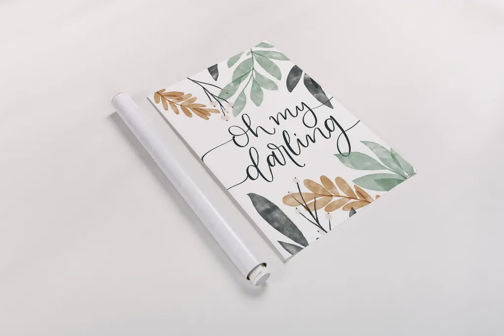 Sage Sayings I by Becky Thorns. shown as a rolled paper print. Available as archival giclee rolled canvas, fine art paper, or poster print. SKU 66458h.