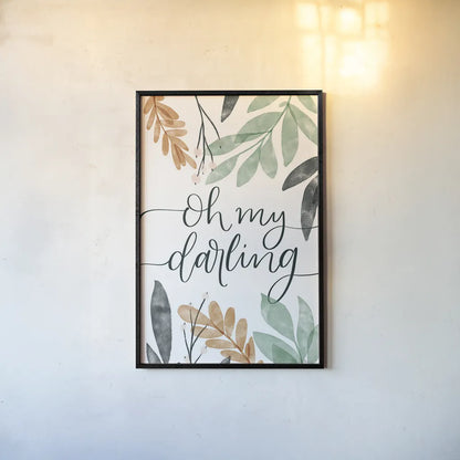 Sage Sayings I by Becky Thorns. shown as a paper print in a black flame. Available as a archival giclee rolled canvas, fine art paper, or poster print. SKU 66458h.