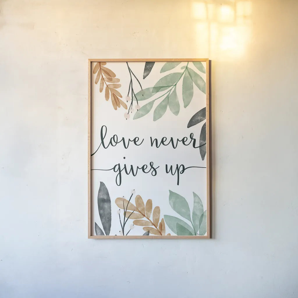 Sage Sayings III by Becky Thorns. shown as a paper print in a natural frame. Available as a archival giclee rolled canvas, fine art paper, or poster print. SKU 68250h.