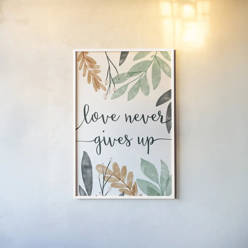 Sage Sayings III by Becky Thorns. shown as a paper print in a white frame. Available as a archival giclee rolled canvas, fine art paper, or poster print. SKU 68250h.