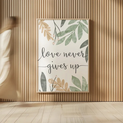 Sage Sayings III Neutral by Becky Thorns. shown as over sized large wall art. Available as an archival giclee rolled canvas, fine art paper, or poster print. SKU 68427h.