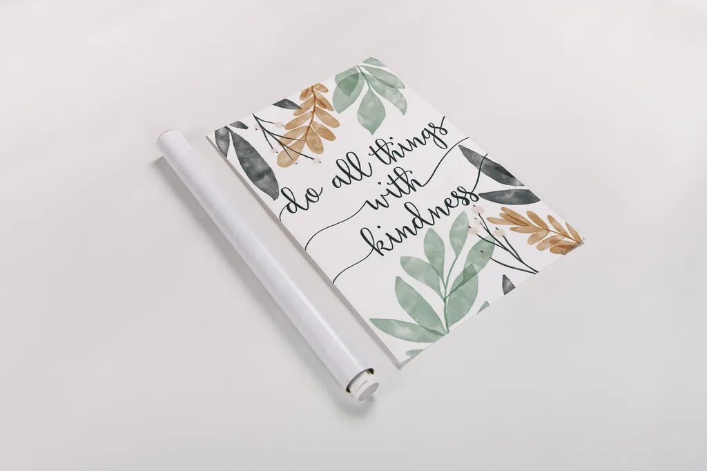 Sage Sayings IV by Becky Thorns. shown as a rolled paper print. Available as archival giclee rolled canvas, fine art paper, or poster print. SKU 68251h.