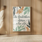 Sage Sayings IV Italian by Becky Thorns. shown as over sized large wall art. Available as an archival giclee rolled canvas, fine art paper, or poster print. SKU 71843h.