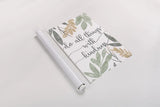 Sage Sayings IV Neutral by Becky Thorns. shown as a rolled paper print. Available as archival giclee rolled canvas, fine art paper, or poster print. SKU 68428h.