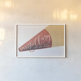 Sassy and Classy by Becky Thorns. shown as a paper print in a white frame. Available as a archival giclee rolled canvas, fine art paper, or poster print. SKU 61414i.