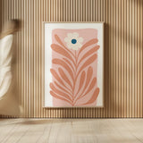 Scandi Flowers IV by Becky Thorns. shown as over sized large wall art. Available as an archival giclee rolled canvas, fine art paper, or poster print. SKU 96669h.