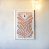 Scandi Flowers IV by Becky Thorns. shown as a paper print in a white frame. Available as a archival giclee rolled canvas, fine art paper, or poster print. SKU 96669h.