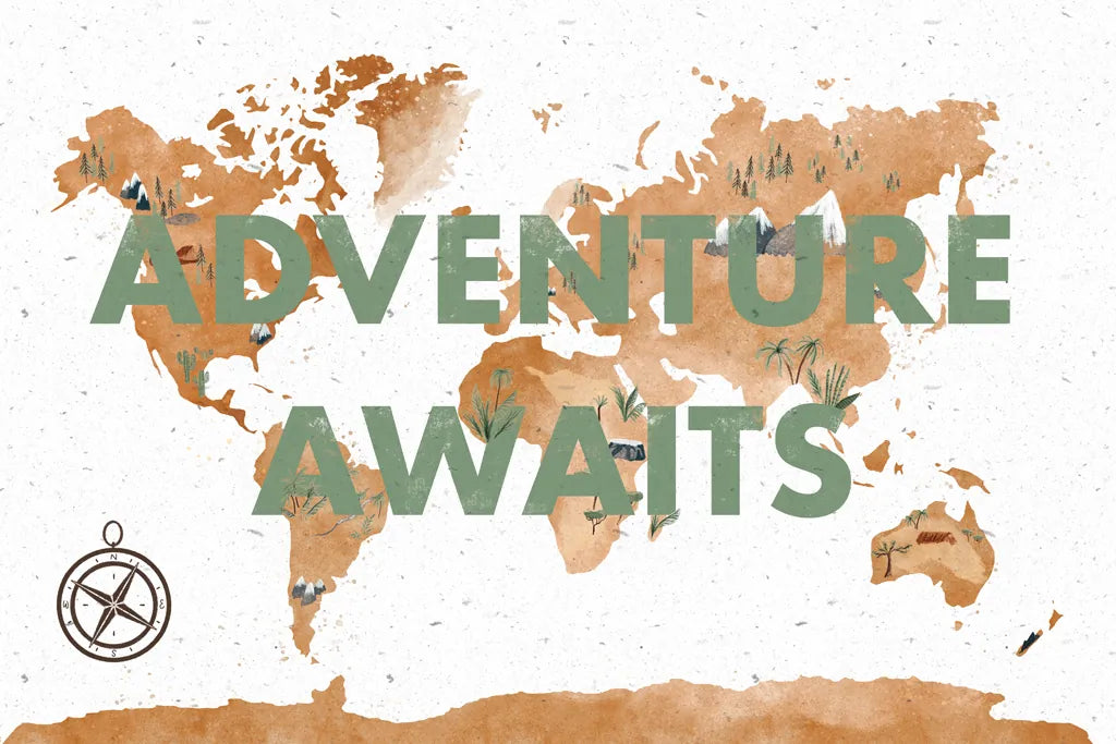 ScandiMap II White by Becky Thorns. SKU 64487i. Archival Giclee Fine art print for wall decor.