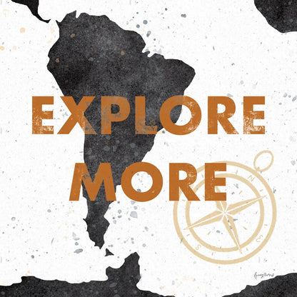 ScandiMap VI White by Becky Thorns. SKU 64495a. Archival Giclee Fine art print for wall decor.