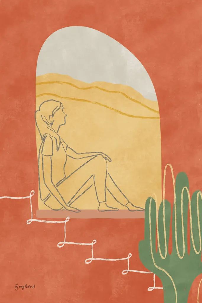 Self Care I by Becky Thorns. SKU 75962h. Archival Giclee Fine art print for wall decor.