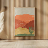 Self Care II by Becky Thorns. shown as over sized large wall art. Available as an archival giclee rolled canvas, fine art paper, or poster print. SKU 75963h.