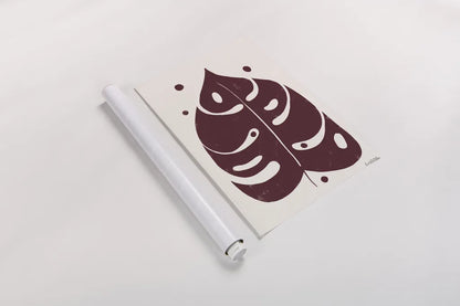 Simple Botanical II by Becky Thorns. shown as a rolled paper print. Available as archival giclee rolled canvas, fine art paper, or poster print. SKU 87470h.