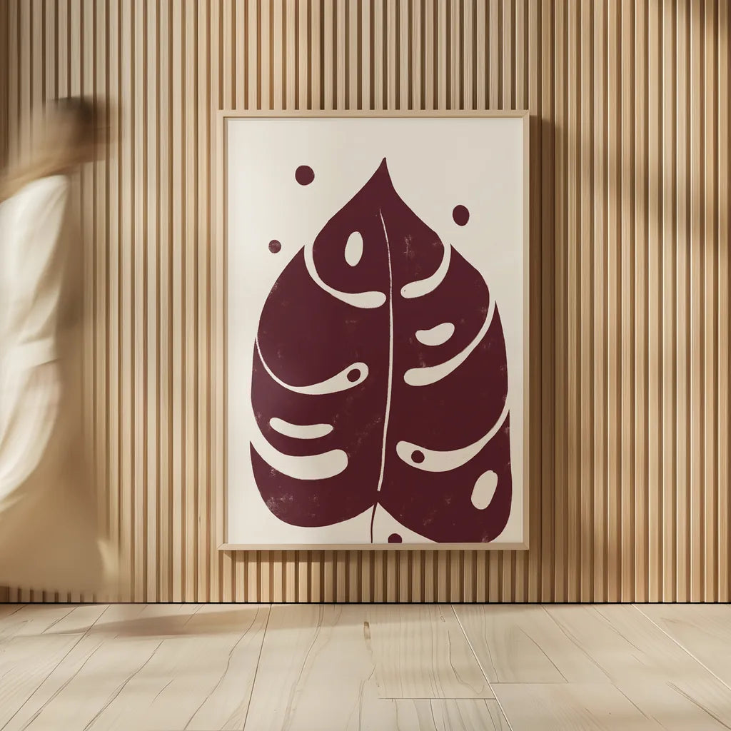 Simple Botanical II by Becky Thorns. shown as over sized large wall art. Available as an archival giclee rolled canvas, fine art paper, or poster print. SKU 87470h.