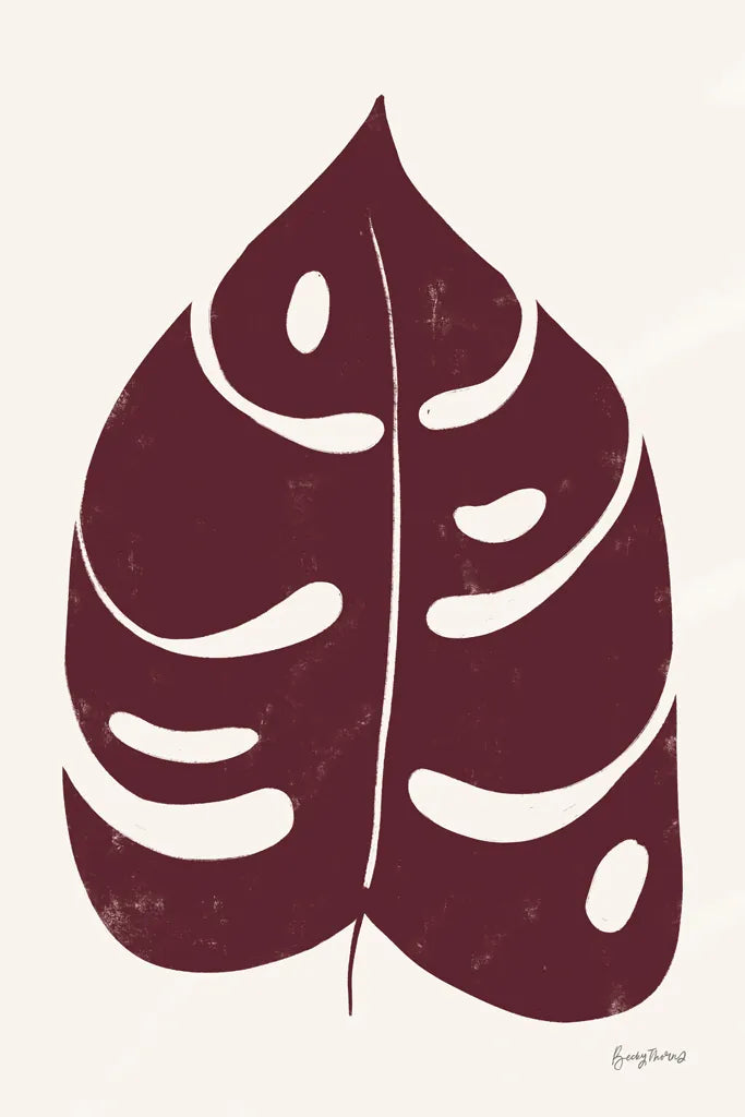 Simple Botanical II Plain by Becky Thorns. SKU 88700h. Archival Giclee Fine art print for wall decor.