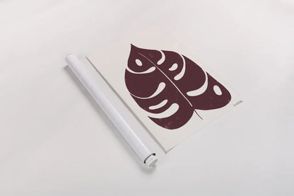 Simple Botanical II Plain by Becky Thorns. shown as a rolled paper print. Available as archival giclee rolled canvas, fine art paper, or poster print. SKU 88700h.