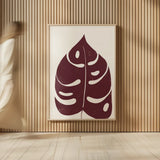 Simple Botanical II Plain by Becky Thorns. shown as over sized large wall art. Available as an archival giclee rolled canvas, fine art paper, or poster print. SKU 88700h.