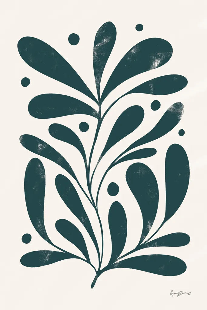 Simple Botanical III by Becky Thorns. SKU 87471h. Archival Giclee Fine art print for wall decor.