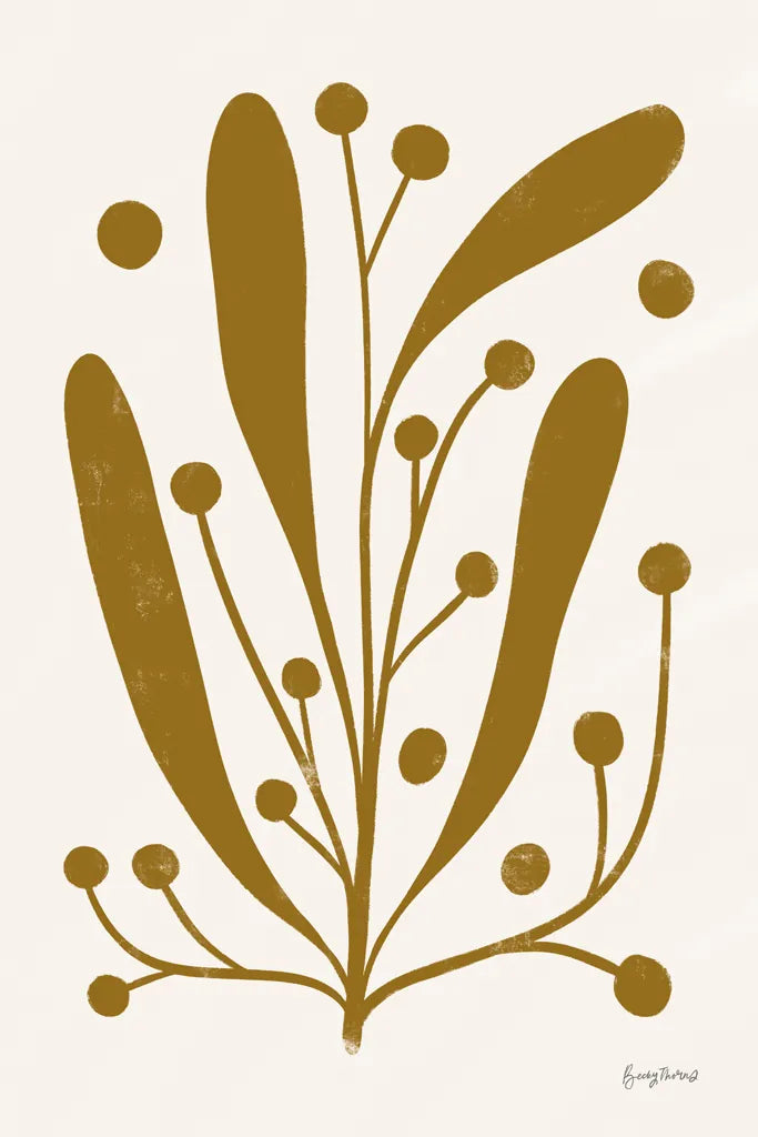 Simple Botanical IV by Becky Thorns. SKU 87472h. Archival Giclee Fine art print for wall decor.