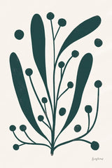 Simple Botanical IV Green by Becky Thorns. SKU 88494h. Archival Giclee Fine art print for wall decor.