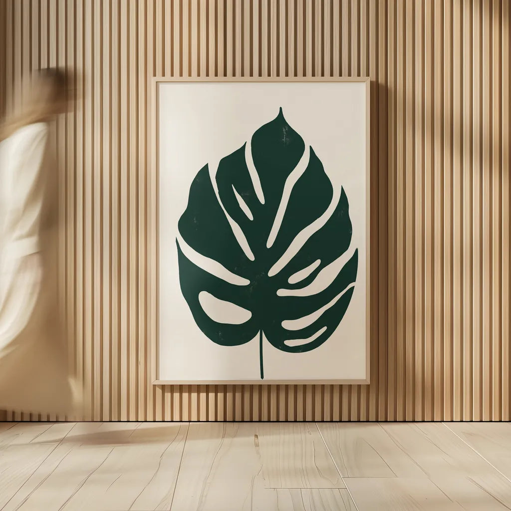 Simple Botanical V by Becky Thorns. shown as over sized large wall art. Available as an archival giclee rolled canvas, fine art paper, or poster print. SKU 88701h.