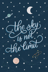 Sky is not the limit by Becky Thorns. SKU 53221h. Archival Giclee Fine art print for wall decor.