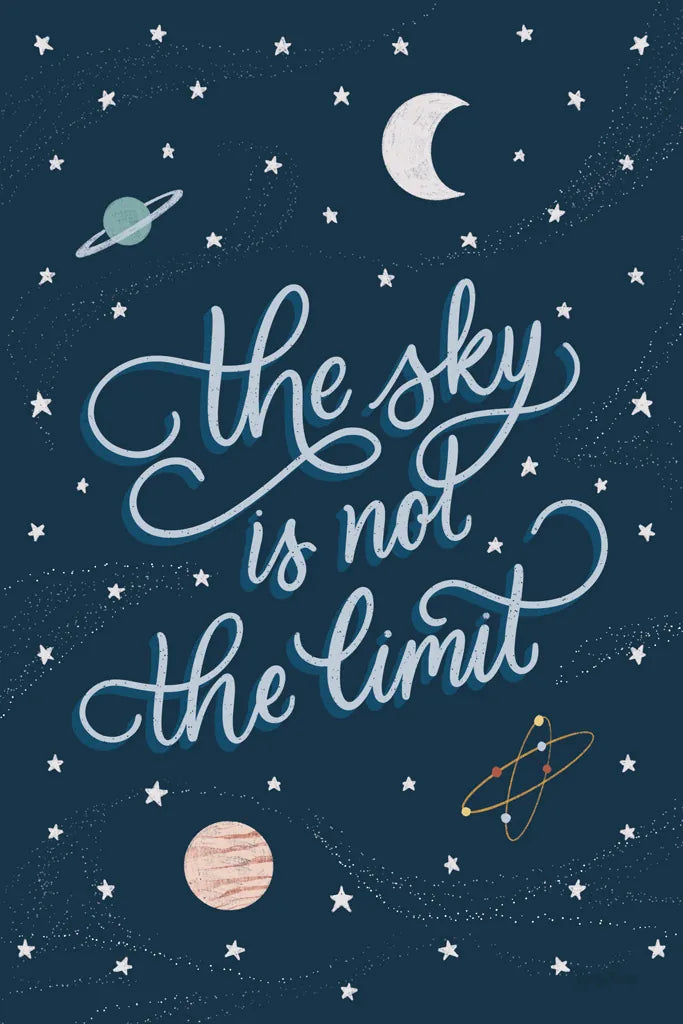 Sky is not the limit by Becky Thorns. SKU 53221h. Archival Giclee Fine art print for wall decor.