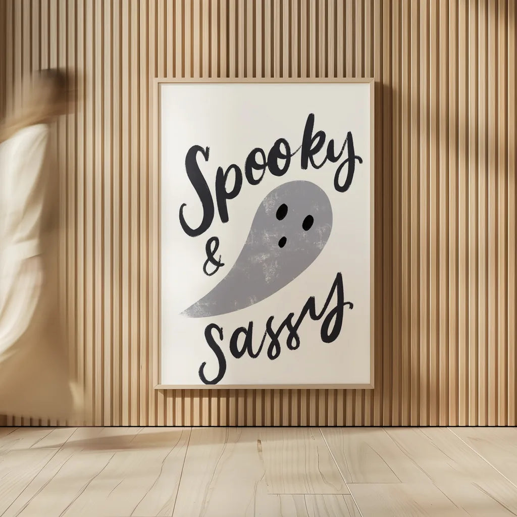 Sophisticated Spooky I by Becky Thorns. shown as over sized large wall art. Available as an archival giclee rolled canvas, fine art paper, or poster print. SKU 67505h.