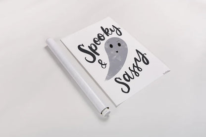 Sophisticated Spooky IB by Becky Thorns. shown as a rolled paper print. Available as archival giclee rolled canvas, fine art paper, or poster print. SKU 68889h.