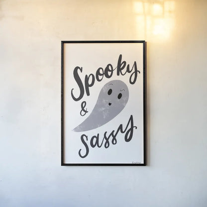 Sophisticated Spooky IB by Becky Thorns. shown as a paper print in a black flame. Available as a archival giclee rolled canvas, fine art paper, or poster print. SKU 68889h.