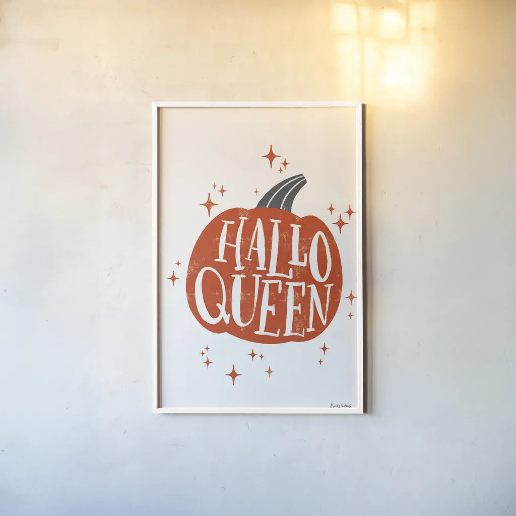 Sophisticated Spooky II by Becky Thorns. shown as a paper print in a white frame. Available as a archival giclee rolled canvas, fine art paper, or poster print. SKU 67506h.