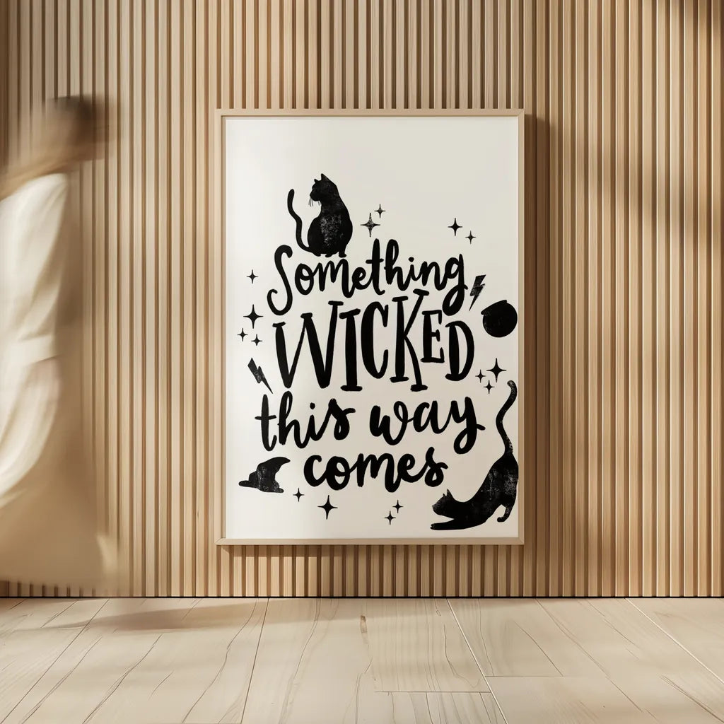 Sophisticated Spooky IV BW by Becky Thorns. shown as over sized large wall art. Available as an archival giclee rolled canvas, fine art paper, or poster print. SKU 67891h.