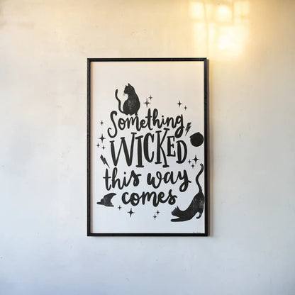 Sophisticated Spooky IV BW by Becky Thorns. shown as a paper print in a black flame. Available as a archival giclee rolled canvas, fine art paper, or poster print. SKU 67891h.