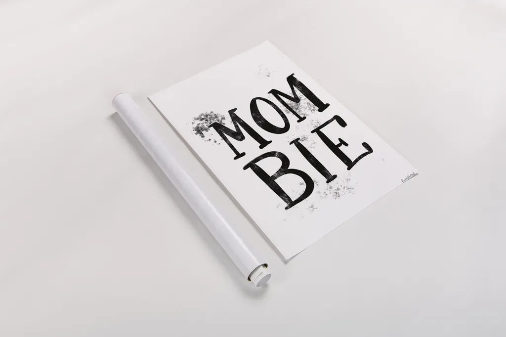 Sophisticated Spooky IX by Becky Thorns. shown as a rolled paper print. Available as archival giclee rolled canvas, fine art paper, or poster print. SKU 67513h.