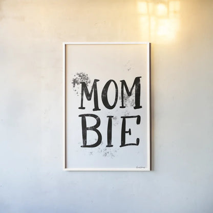 Sophisticated Spooky IX by Becky Thorns. shown as a paper print in a white frame. Available as a archival giclee rolled canvas, fine art paper, or poster print. SKU 67513h.