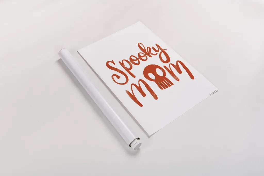 Sophisticated Spooky V by Becky Thorns. shown as a rolled paper print. Available as archival giclee rolled canvas, fine art paper, or poster print. SKU 67509h.