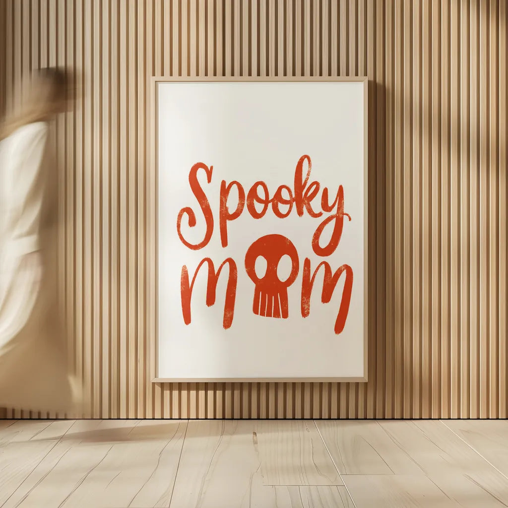 Sophisticated Spooky V by Becky Thorns. shown as over sized large wall art. Available as an archival giclee rolled canvas, fine art paper, or poster print. SKU 67509h.