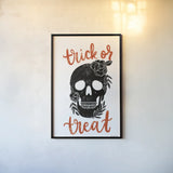 Sophisticated Spooky VI by Becky Thorns. shown as a paper print in a black flame. Available as a archival giclee rolled canvas, fine art paper, or poster print. SKU 67510h.