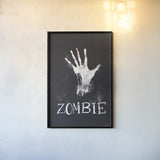 Sophisticated Spooky X by Becky Thorns. shown as a paper print in a black flame. Available as a archival giclee rolled canvas, fine art paper, or poster print. SKU 68890h.