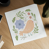 Sweet Easter I White by Becky Thorns. Shown as a detailed flat fine art print, highlighting archival giclee quality. Available as an archival giclee rolled canvas, fine art paper, or poster print. SKU 104569a.