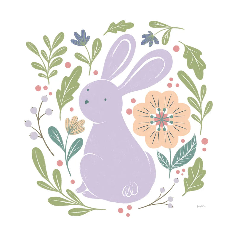 Sweet Easter II White by Becky Thorns. SKU 104570a. Archival Giclee Fine art print for wall decor.